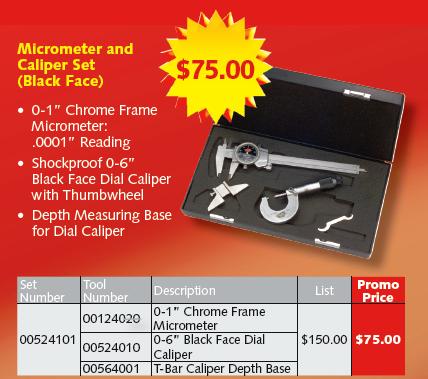 Micrometer and Caliper Tool Set
